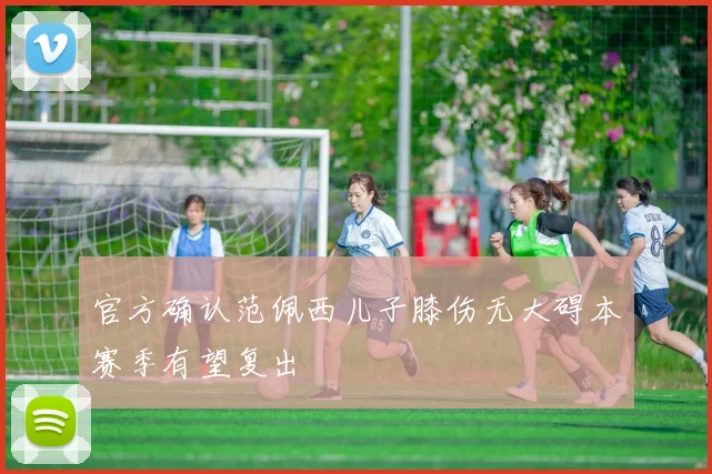 官方确认范佩西儿子膝伤无大碍本赛季有望复出